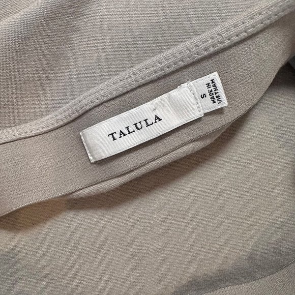 Aritzia Talula Beige Primrose Faux-Wrap Mini Skirt - Picture 4 of 8